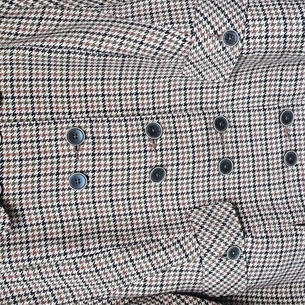 Cabi Showroom Jacket 4678 Houndstooth Brown Large new nwt - Picture 7 of 12